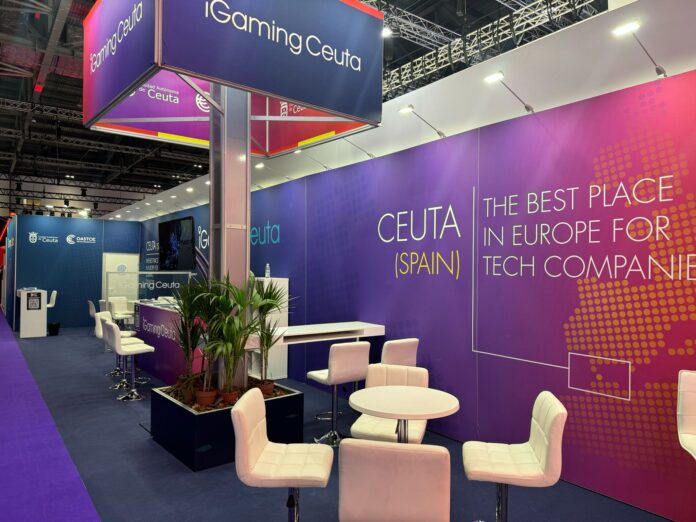Stand de Ceuta en la Feria del Juego de Londres