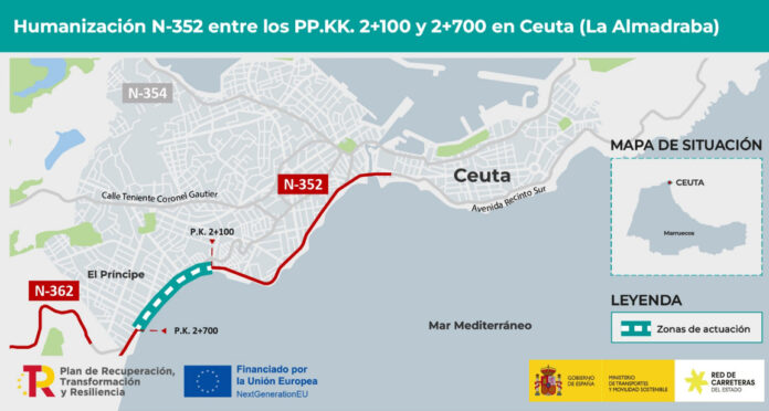 mapa obras almadraba